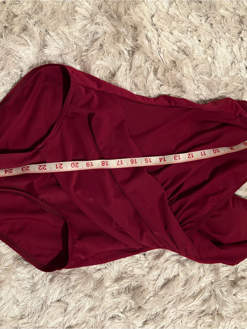 Make offer! Miraclesuit Sangria plum One-Piece Tummy Control Swimsuit 10 - Picture 7 of 9